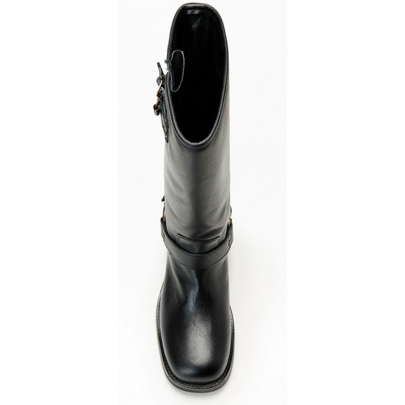 Steve Madden Women's Astor Black Leather Boots Size 8 M - Picture 7 of 8